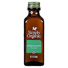 Simply Organic Peppermint Flavor, 2 Fluid ounce