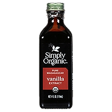 Simply Organic Vanilla Extract, Madagascar Pure, 4 Fluid ounce