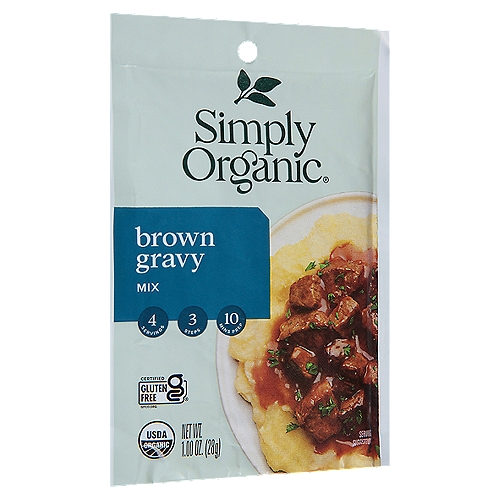 Simply Organic Brown Gravy Mix, 1.00 oz