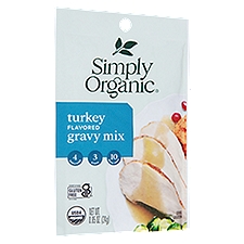 Simply Organic Turkey Favored Gravy Mix, 0.85 oz
