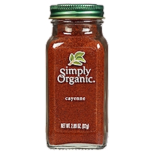 Simply Organic Pepper, Cayenne, 2.89 Ounce