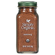 Simply Organic Ground, Nutmeg, 2.3 Ounce
