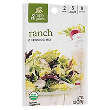 Simply Organic Ranch Dressing Mix, 1.00 oz