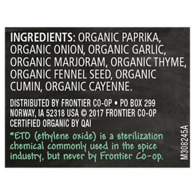 Frontier® Organic Cajun Seasoning, 2.08 oz - QFC
