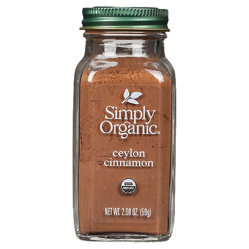 Simply Organic Ceylon Cinnamon, 2.08 oz