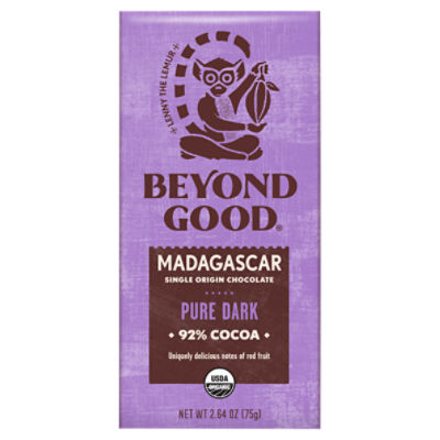 Beyond Good Madagascar Pure Dark Single Origin Chocolate, 2.64 oz