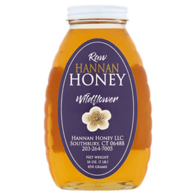 Hannan Honey Raw Wildflower Honey, 16 oz