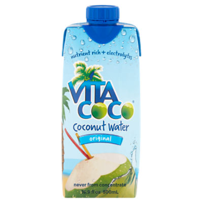 Vita Coco Original Coconut Water, 16.9 fl oz, 16.9 Fluid ounce