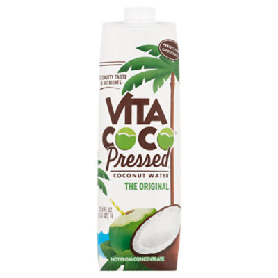 Vita Coco Pressed The Original Coconut Water, 33.8 fl oz, 33.8 Fluid ounce