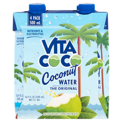 Vita Coco The Original Coconut Water, 16.9 fl oz, 4 count
