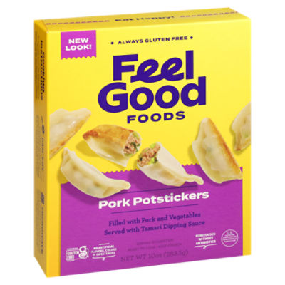 Feel Good Foods Gluten-Free Pork Potstickers, 10 oz