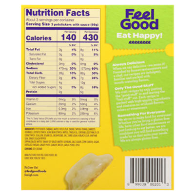 Feel Good Foods Vegetable Potstickers 10 oz