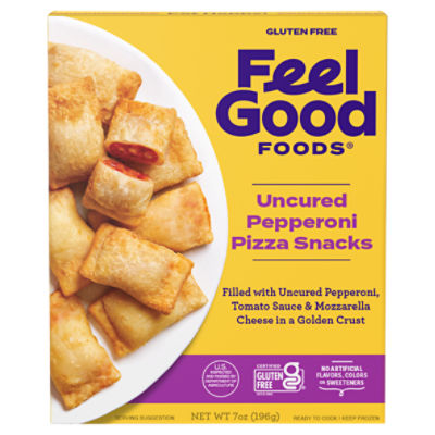 Feel Good Foods Uncured Pepperoni Pizza Snacks 7 oz The Fresh Grocer
