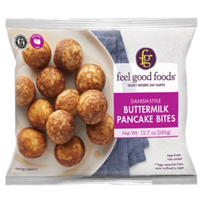 Feel Good Foods Danish-Style Buttermilk Pancake Bites, 12.7 oz