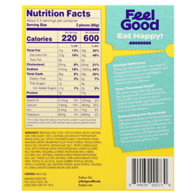 Feel Good Foods Truffle Mac & Cheese Bites, 8 oz - Harris Teeter