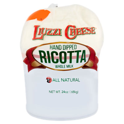 Liuzzi Cheese Hand Dipped Whole Milk Ricotta, 24 oz