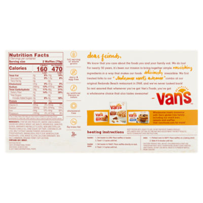 Vans 8 2025 whole grain waffles