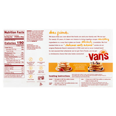 Gluten Free  Van's Foods