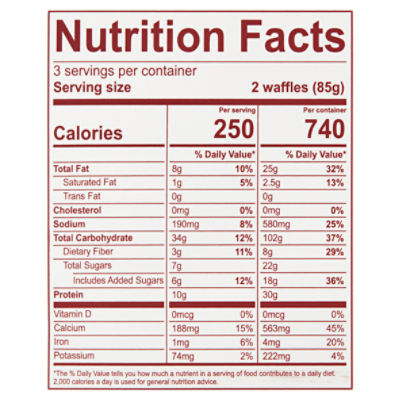 vans protein waffles