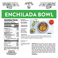 Tattooed Chef Enchilada Bowl, 10 Ounce
