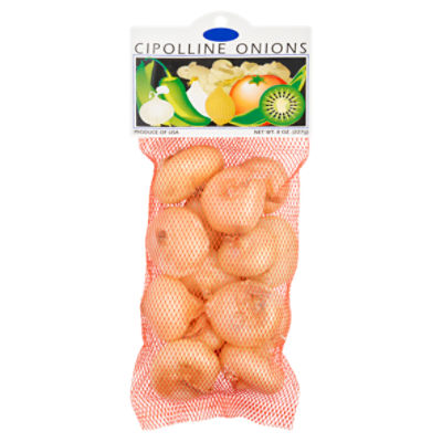 Fresh Cipollini Onions, 8 oz, 1 Each