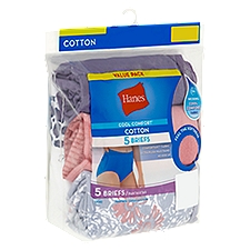 Hanes Cool Comfort Cotton Briefs Value Pack, Size 11, 5 count, 5 Each