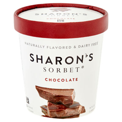 Sharon's Sorbet Chocolate Sorbet, 16 fl oz
