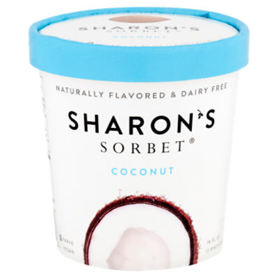 Sharon's Sorbet Coconut Sorbet, 16 fl oz