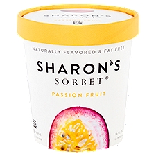 Sharon's Sorbet Passion Fruit Sorbet, 16 fl oz