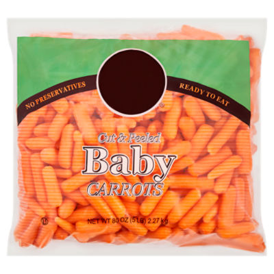 Baby Carrots, 5lb Bag, 5 pound