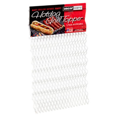 Oscarware 16x12 Disposable Hotdog Grill Topper