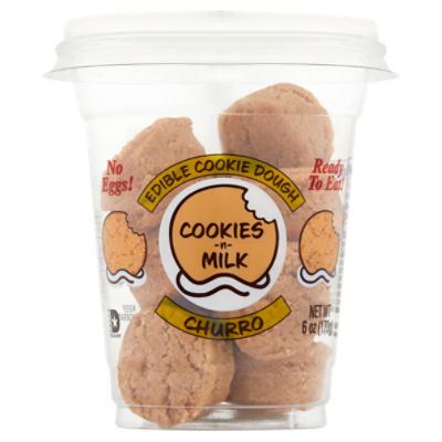 Cookies-n-Milk Churro Edible Cookie Dough, 6 oz