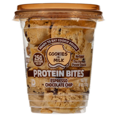 Cookies-n-Milk Espresso Chocolate Chip Protein Bites, 6 oz