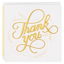 Hallmark Signature Thank You Card (Thank You So Much), 1 Each