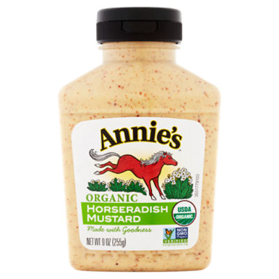 Annie's Organic Horseradish Mustard, 9 oz