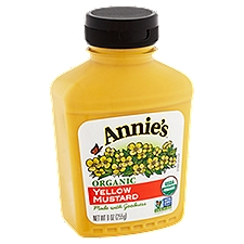 Annie's Organic Yellow, Mustard, 9 Ounce