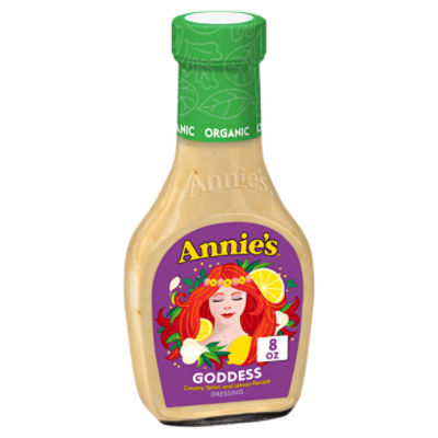 Annie's Organic Goddess Creamy Tahini and Lemon Recipe Dressing, 8 fl oz
