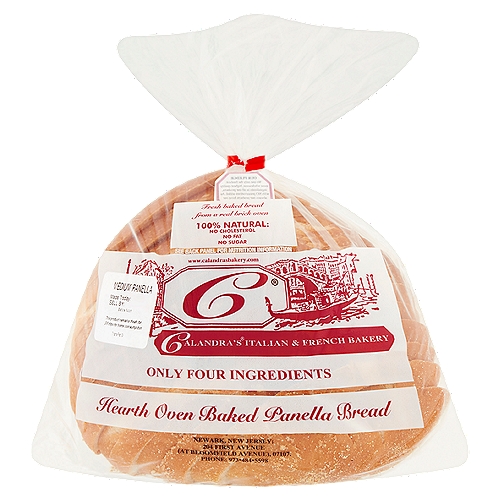 Calandra's Italian & French Bakery Hearth Oven Baked Medium Panella Bread, 1 lb 5 oz
Old World Panella Bread