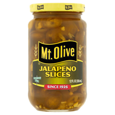 Mt. Olive Jalapeno Slices, 12 fl oz