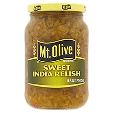 Mt. Olive Sweet India Relish, 16 fl oz, 16 Fluid ounce