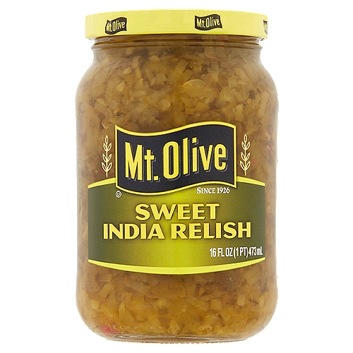 Mt. Olive Sweet India Relish, 16 fl oz