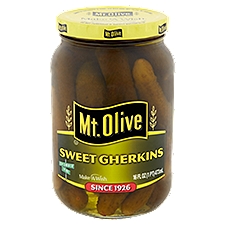 Mt. Olive Gherkins Sweet, 16 Fluid ounce