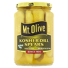 Mt. Olive Kosher Dill Spears, 24 fl oz, 24 Fluid ounce