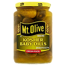 Mt. Olive Kosher Baby Dills Fresh Pack, 24 fl oz
