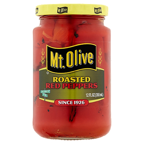 Mt. Olive Roasted Red Peppers, 12 fl oz
