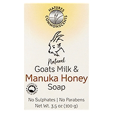 Natures Commomscents Natural Goats Milk & Manuka Honey Soap, 3.5 oz