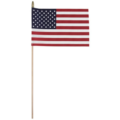 Valley Forge US Hand Flag, 8x12, 1 each