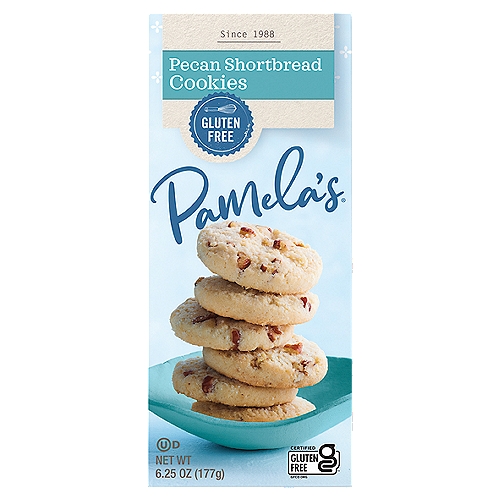 Pamela's Gluten Free Pecan Shortbread Cookies, 6.25 oz