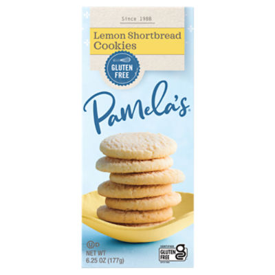 Pamela's Lemon Shortbread Cookies, 6.25 oz