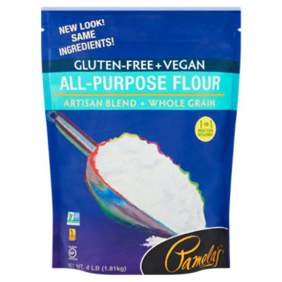 Pamela's Artisan Blend + Whole Grain AllPurpose Flour, 4 lb